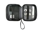 Conceptronic UMBRIX01B Tech Organizer Tasche, Elektronik-Reise-Organizer, universelle Zubehörtasche für Kabel, Ladegeräte, Maus und Festplatten, tragbare Aufbewahrungstasche, hergestellt aus recycelten Materialien