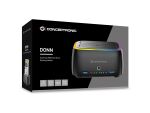 Conceptronic DONN36B Dual-Bay RGB Festplatten-Dockingstation für 2,5"/3,5" HDD/SSD, 2 × USB-A, SD/TF-Kartenleser, UASP