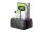 Conceptronic DONN36B Dual-Bay RGB Festplatten-Dockingstation für 2,5"/3,5" HDD/SSD, 2 × USB-A, SD/TF-Kartenleser, UASP