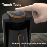 INCA Kaffeemaschine TURBO Wonder Serie Touch-Control      sw