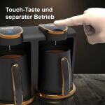 INCA Kaffeemaschine TURBO Wonder Serie Touch-Control Duo  sw
