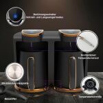 INCA Kaffeemaschine TURBO Wonder Serie Touch-Control Duo  sw