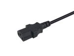 Equip Hochwertiges Netzkabel, T12 auf C13, 1,8m