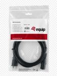 Equip Hochwertiges Netzkabel, T12 auf C13, 3,0m