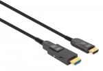 Manhattan 355544 HDMI-Kabel 70 m HDMI Typ A (Standard) HDMI Typ D (Mikrofon) Schwarz