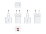 Equip 2-Port 20W GaN USB PD Ladegerät, USB-C x 1, USB-A x 1, 25 Stück/Packung