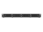 Equip 9"-Rack-Kabelmanagement-Panel mit Bürsten, Schwarz
