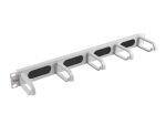Equip 19"-Rack-Kabelmanagement-Panel mit Bürstenoberfläche, Grau