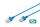 Digitus CAT 6 U-UTP Slim Patchkabel, 0,3 m, Blau, 10 Stück