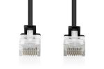 Digitus CAT 6 U-UTP Slim Patchkabel, 0,5 m, Schwarz