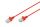 Digitus CAT 6 U-UTP Slim Patchkabel, 3 m, Rot