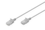 Digitus CAT 6 U-UTP Slim Patchkabel, 5 m, Grau