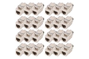 Digitus CAT 8.1 Keystone Modul, geschirmt, werkzeugfreier Montageanschluss - 24 Stk.
