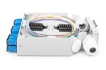 Digitus LWL-Hutschienenbox, OS2, bestückt, mit SC-Adapter und Pigtail