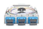 Digitus LWL-Hutschienenbox, OS2, bestückt, mit SC-Adapter und Pigtail