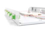 Digitus LWL-Spleißbox, 1HE, bestückt, 6x LC-APC DX, OS2
