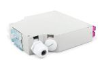 Digitus LWL-Hutschienenbox, MM-OM4, bestückt, mit SC-Adapter und Pigtail