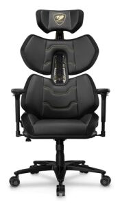 COUGAR Terminator Elite Gold PC-Gamingstuhl Gepolsterter Sitz Schwarz, Gold