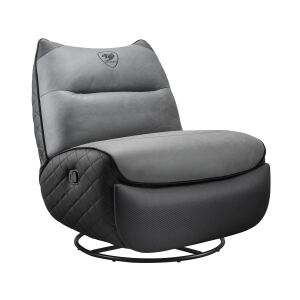 COUGAR Overlord Neo Gaming-Sofa Gepolsterter, ausgestopfter Sitz Schwarz, Grau