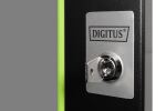 DIGITUS 19" Glas-Fronttür 9HE Wandgehäuse Unique Serie schw.