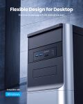 GRAUGEAR USB-HUB+Kartenleser Frontpanel m. 2,5" SSD Rahmen