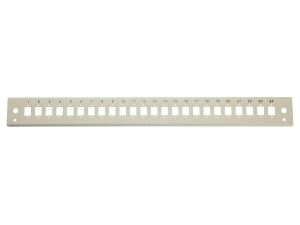 Equip 24-Port-Frontplatte für LC-Duplex, SC-Simplex, 1 HE, Grau