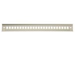 Equip 24-Port-Frontplatte für LC-Duplex, SC-Simplex, 1 HE, Grau