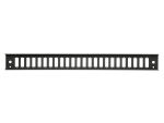 Equip 24-Port-Frontblende für SC-Duplex, 1 HE, Schwarz