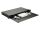 Equip 19" Glasfaser-Verteilerkasten, 1 HE, ohne Frontplatte, 48 Fasern, Schwarz