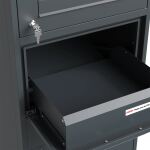 Phoenix Safe Co. PB1121AAK Briefkasten Graphit Paketablagefach Stahl