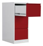 Phoenix Safe Co. FC1003GRK Aktenschrank Stahl Grau, Rot
