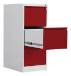 Phoenix Safe Co. FC1003GRK Aktenschrank Stahl Grau, Rot