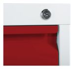Phoenix Safe Co. FC1003GRK Aktenschrank Stahl Grau, Rot