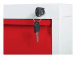 Phoenix Safe Co. FC1003GRK Aktenschrank Stahl Grau, Rot