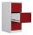 Phoenix Safe Co. FC1003GRK Aktenschrank Stahl Grau, Rot