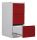 Phoenix Safe Co. FC1003GRK Aktenschrank Stahl Grau, Rot