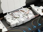 Equip 12-Port-Glasfaser-Spleißbox, SC Duplex, OS2, 1 HE, ausgestattet, Schwarz