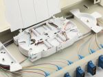 Equip 12-Port-Glasfaser-Spleißbox, SC Duplex, OS2, 1 HE, ausgestattet, Grau