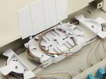 Equip 12-Port-Glasfaser-Spleißbox, SC-Duplex, OM3, 1 HE, ausgestattet, Grau