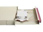 Equip 12-Port-Glasfaser-Spleißbox, SC-Duplex, OM4, 1 HE, ausgestattet, Grau