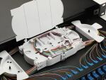 Equip 24-Port Glasfaser-Spleißbox, SC Duplex, OS2, 1 HE, ausgestattet, Schwarz