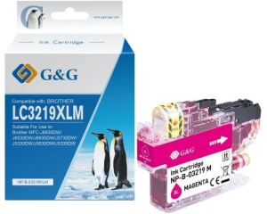 G&G Kompatibel mit Brother LC-3219M Druckerpatrone Magenta