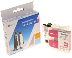 G&G Kompatibel mit Brother LC-123M Druckerpatrone Magenta