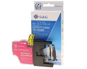 G&G Kompatibel mit Brother LC-1240M Druckerpatrone Magenta