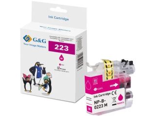 G&G Kompatibel mit Brother LC-223M Druckerpatrone Magenta