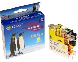 G&G Kompatibel mit Brother LC-225XLY Druckerpatrone Gelb