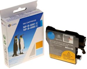 G&G Kompatibel mit Brother LC-980C / LC-1100C / LC-1100HC XXL-Druckerpatrone Cyan