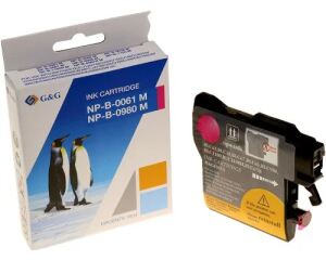 G&G Kompatibel mit Brother LC-980M / LC-1100M / LC-1100HM XXL-Druckerpatrone Magenta