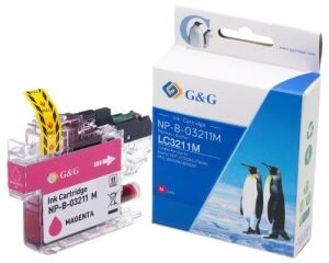 G&G Tintenpatrone kompatibel Brother LC-3211M Magenta