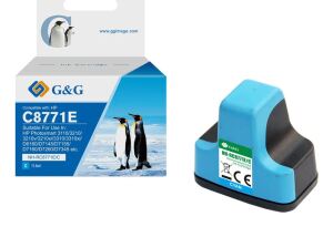 G&G Kompatibel mit HP 363/ C8771EE XL-Druckerpatrone Cyan